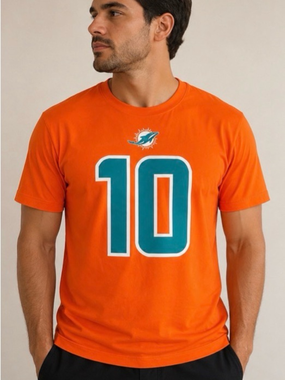 Nike Miami Dolphins Tyreek Hill #10 Orange T-Shirt Men’s XXL NFL New Tags